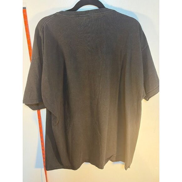 Funny Pikachu "Chiefachu" Graphic T-Shirt 2XL Hanes Authentic Cotton Blend Black - Picture 4 of 4